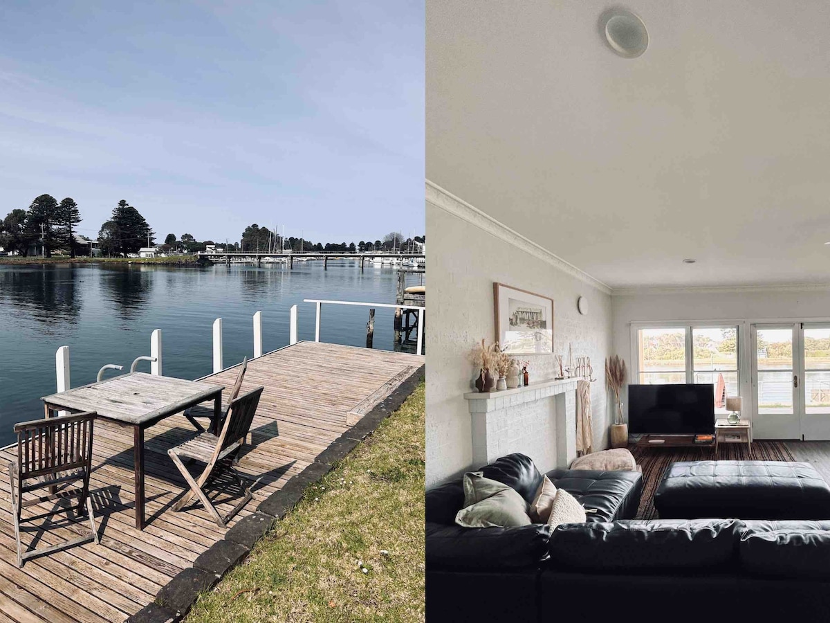 Port Fairy River House | central | jetty | firepit