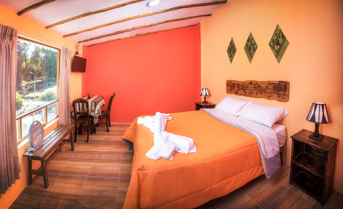 Double room in the heart of Yanque @LeFoyerColca