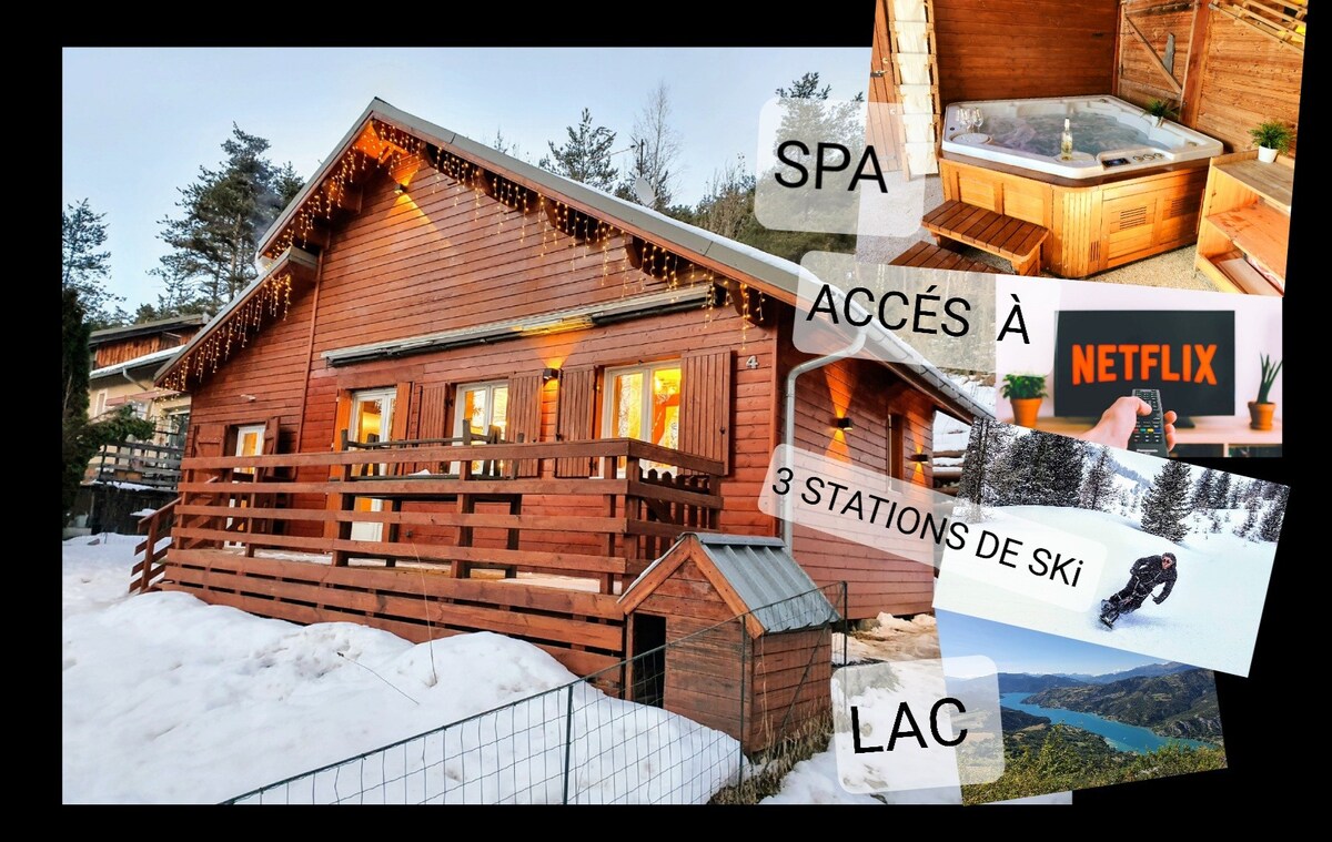 Chalet Entier + SPA - Proche Station Ski & Lac