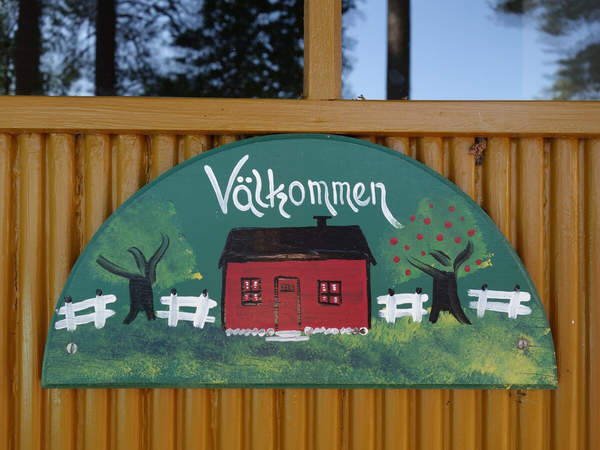 湖畔的Södraski度假小屋。