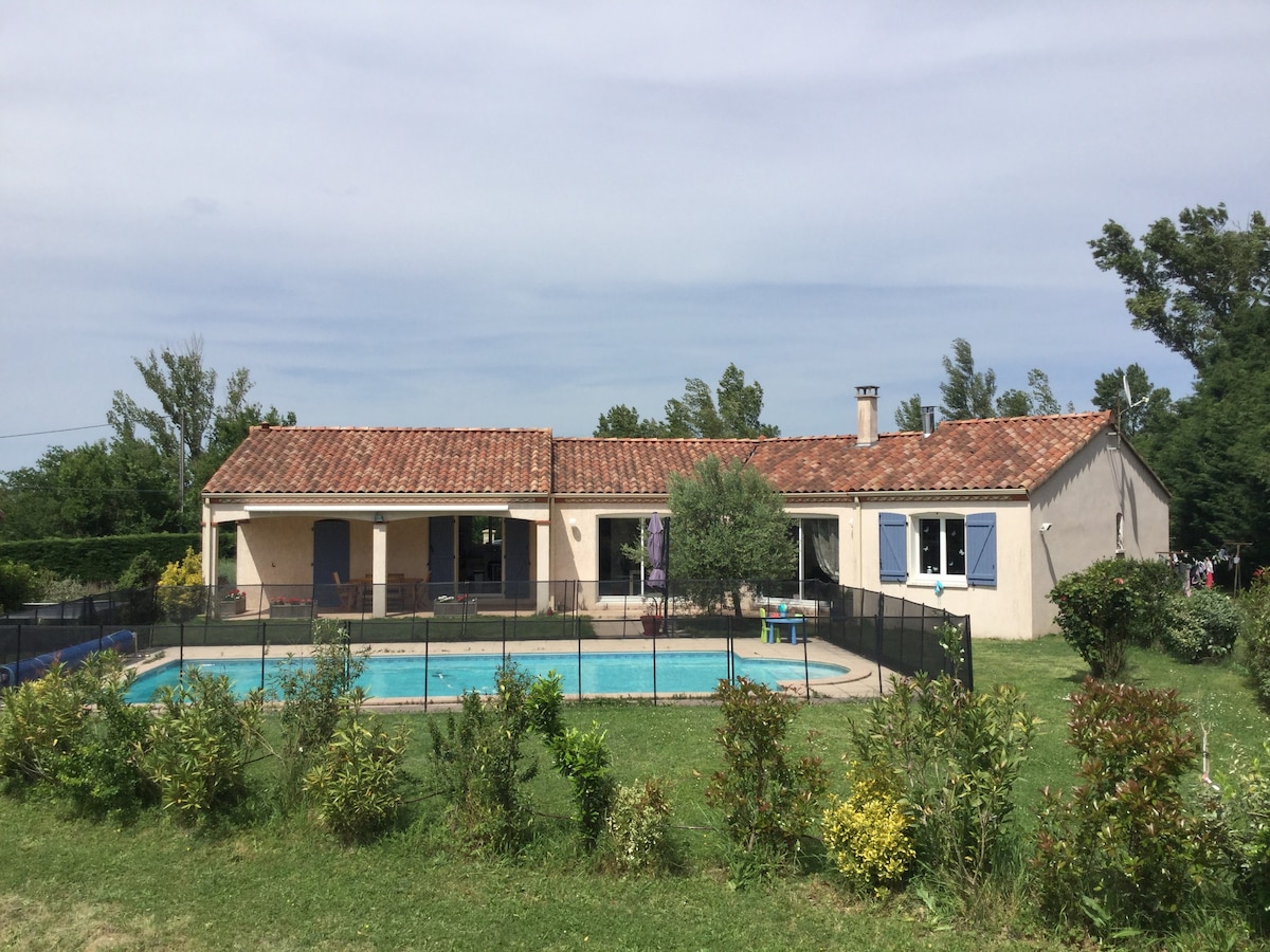 Maison + piscine, proche de Toulouse & Carcassonne
