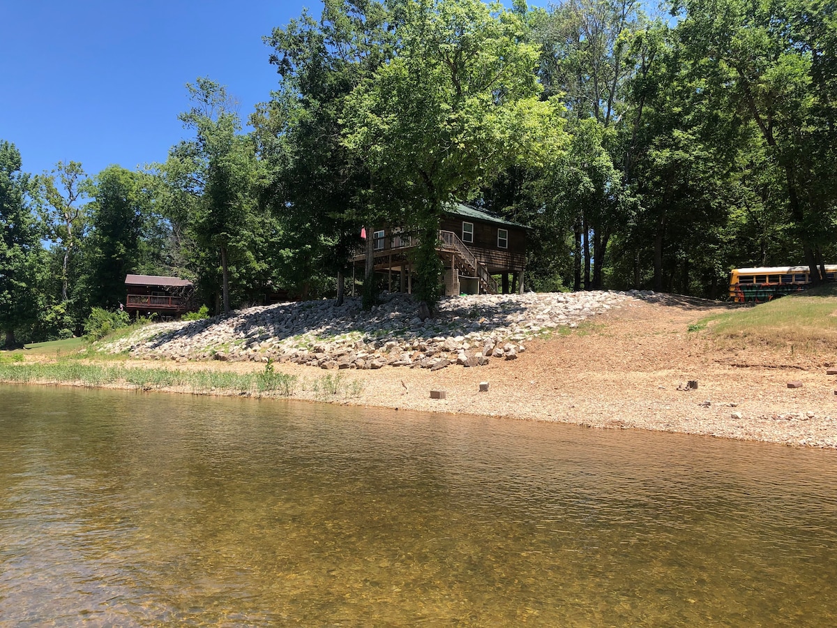 Worley Bend Cabin on Current River