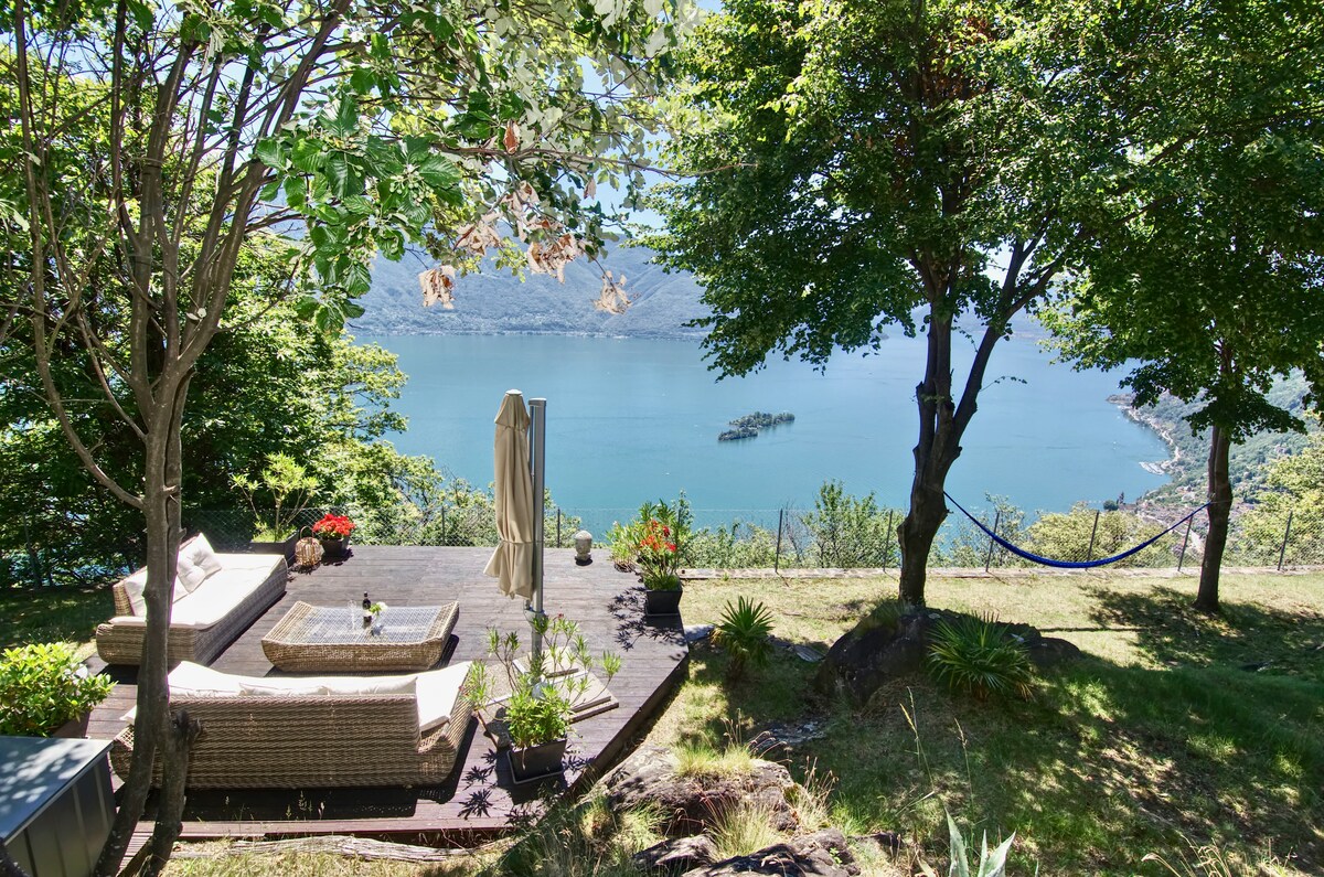 Rustico位于湖畔的梦幻位置