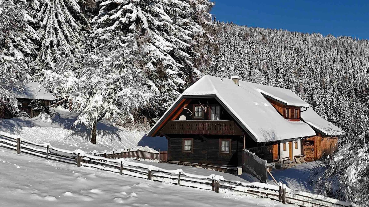 Almhaus in Einzellage mit Panorama