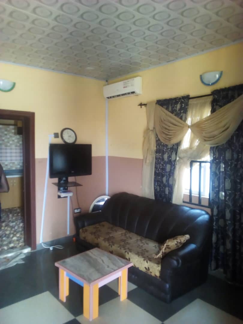 Furnished 2 bedroom apartment with Air Conditioner