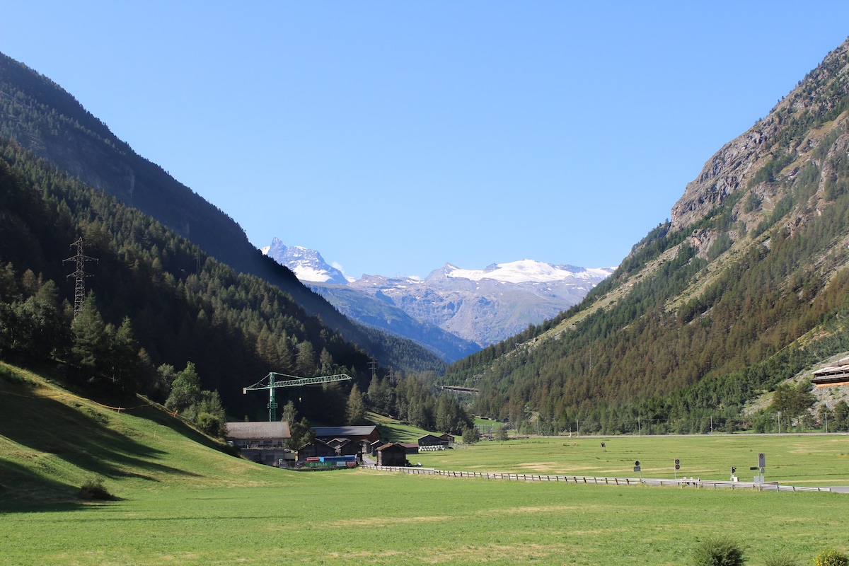 Studio Täsch "Blick klein Matterhorn"