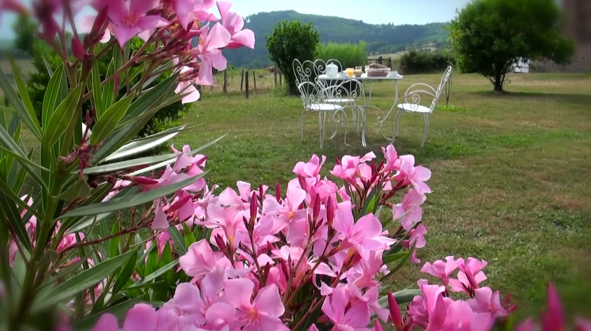 Chambre d'hôtes Sud Morvan avec vue d'exception