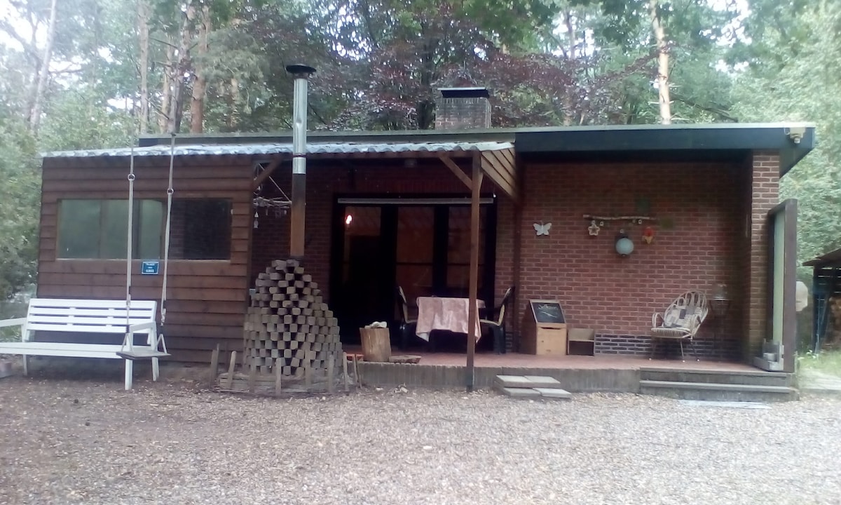 Tiny house in het bos