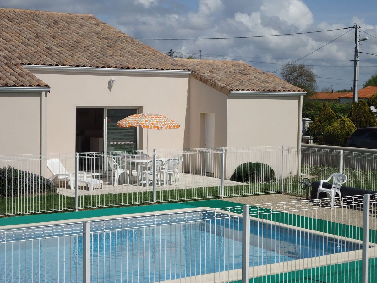 Villa 4p avec piscine chauffée