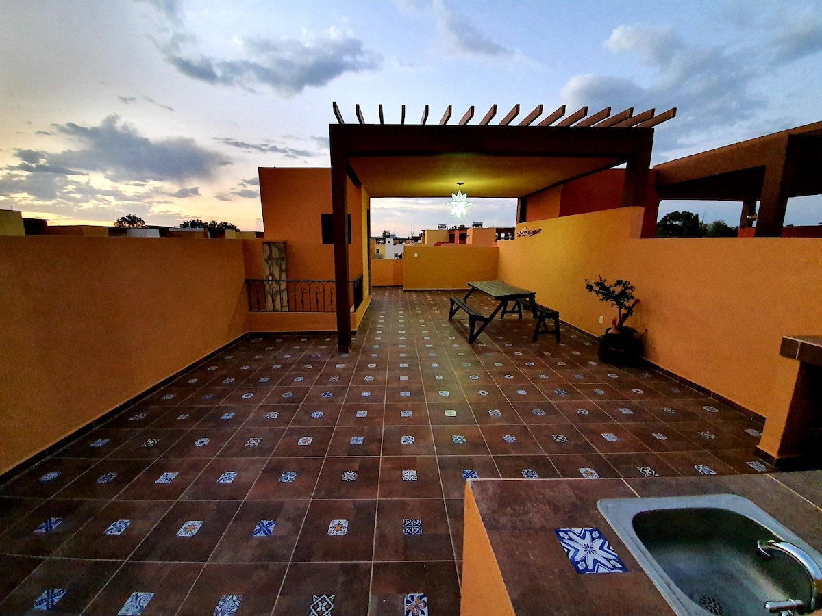 Departamento 
"Casa Oaxaca SMA"
泳池
屋顶花园