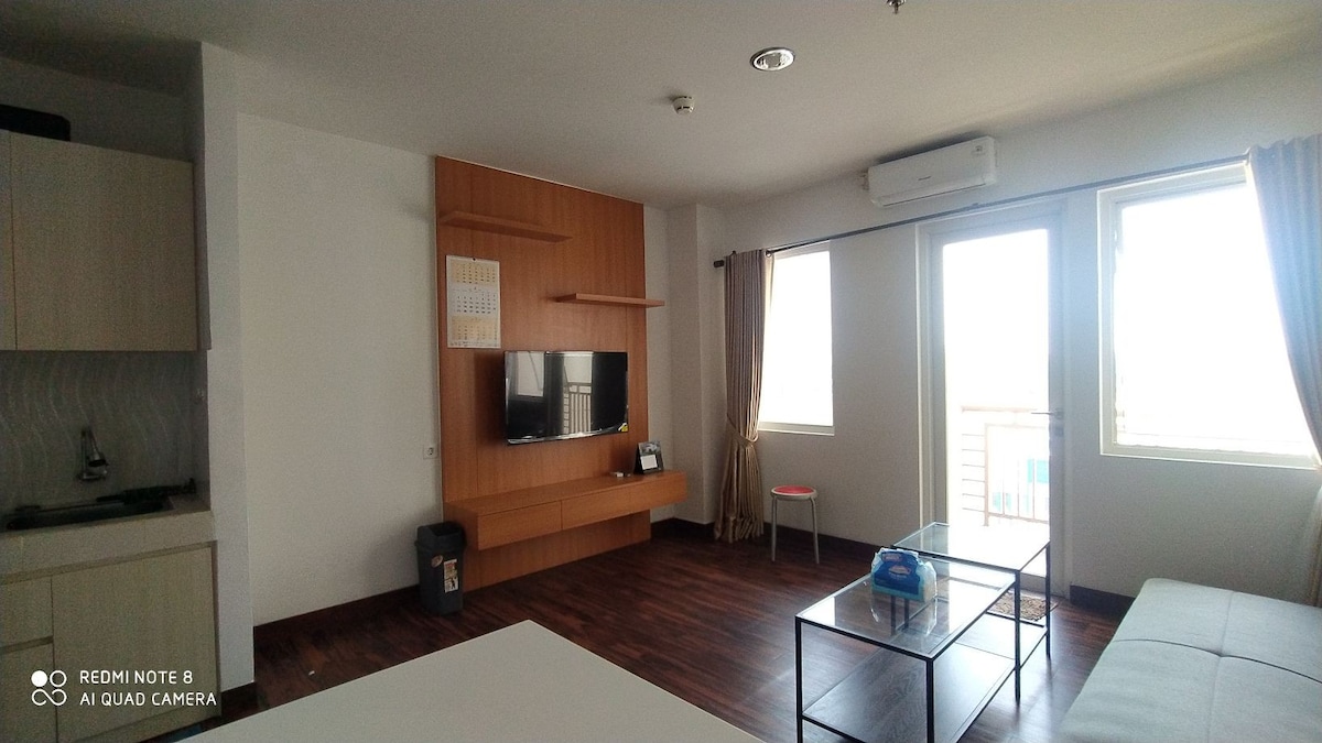 Modern Apartemen STA 2卧室Lantai 6