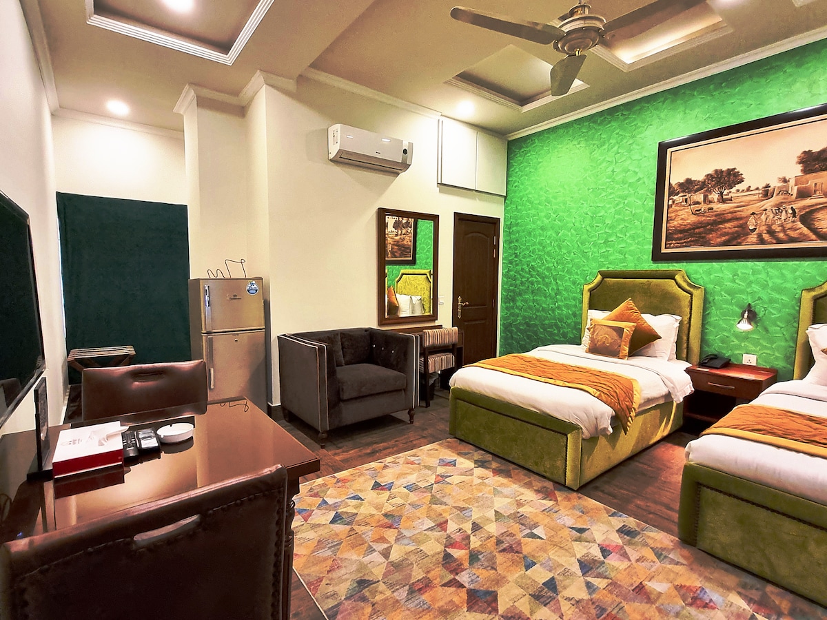 Twin Bed with Kitchenette - Hayyat Luxury Hotel