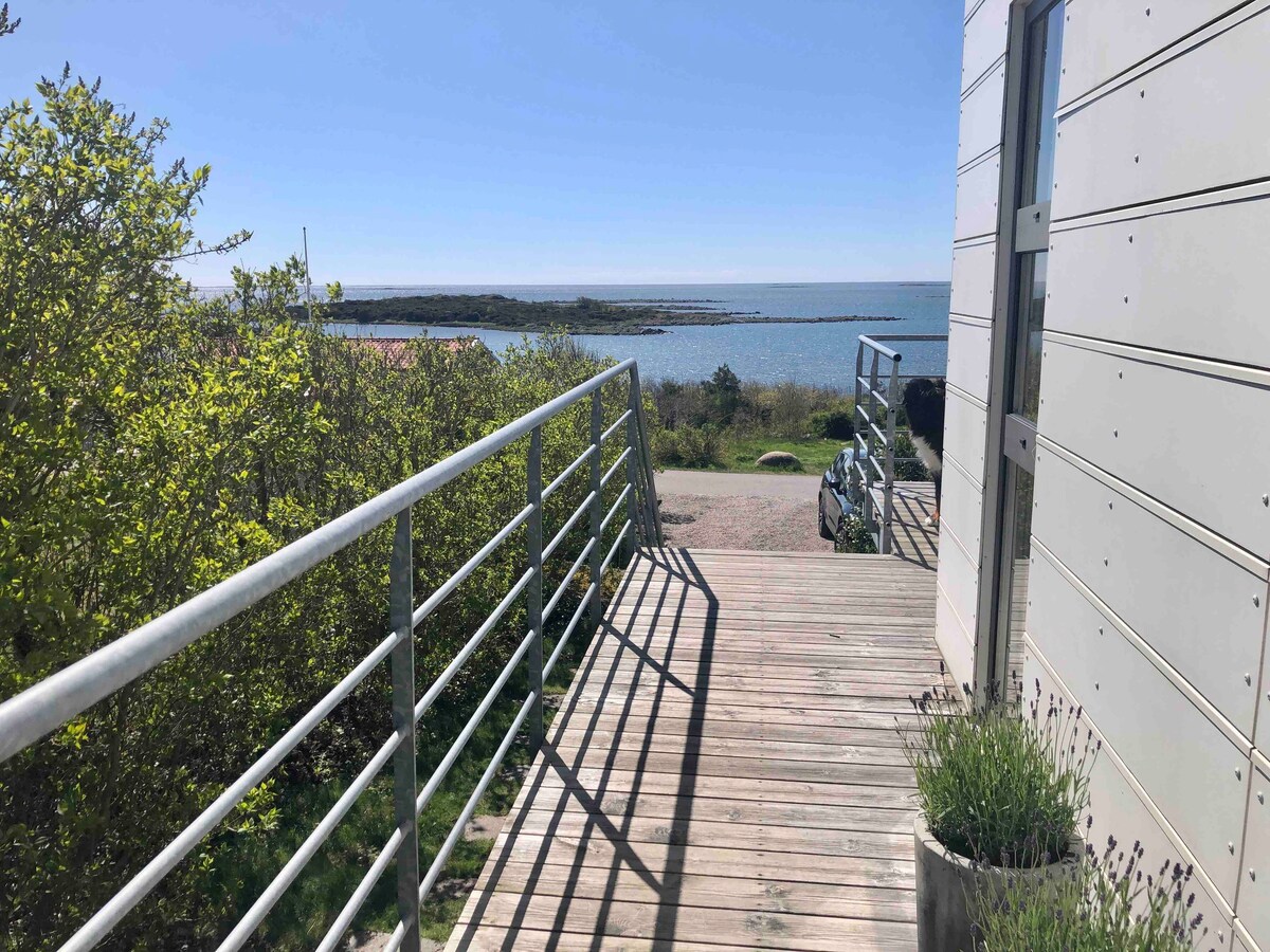 House in Varberg with a panorama sea view.