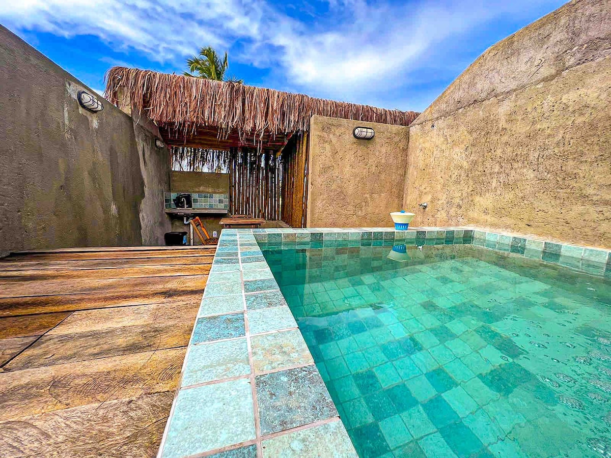 帕塔乔海滩（ Patacho Beach ）带私人泳池的单间公寓！