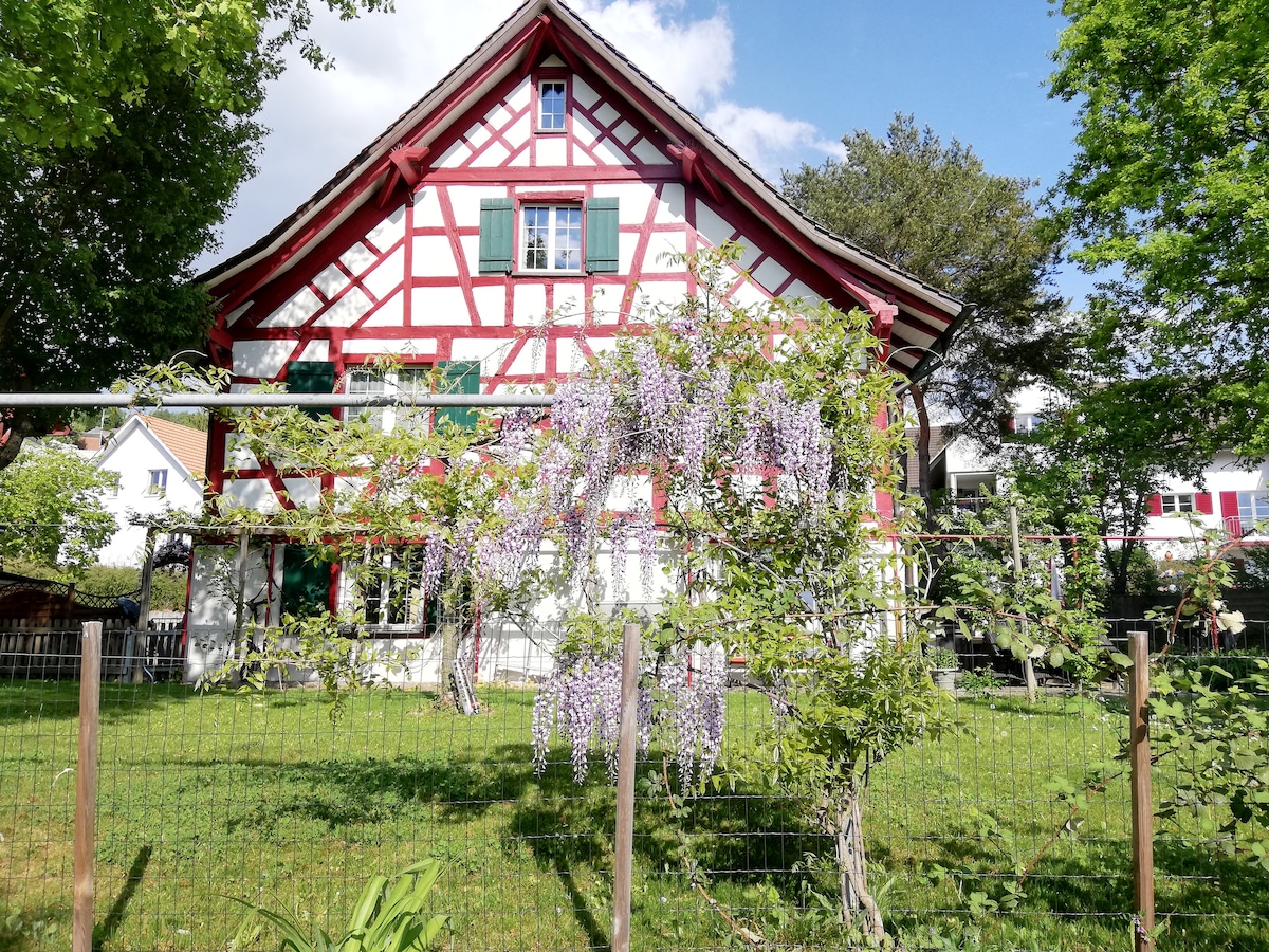 Privatzimmer beim Rheinfall mit Dusche und WC