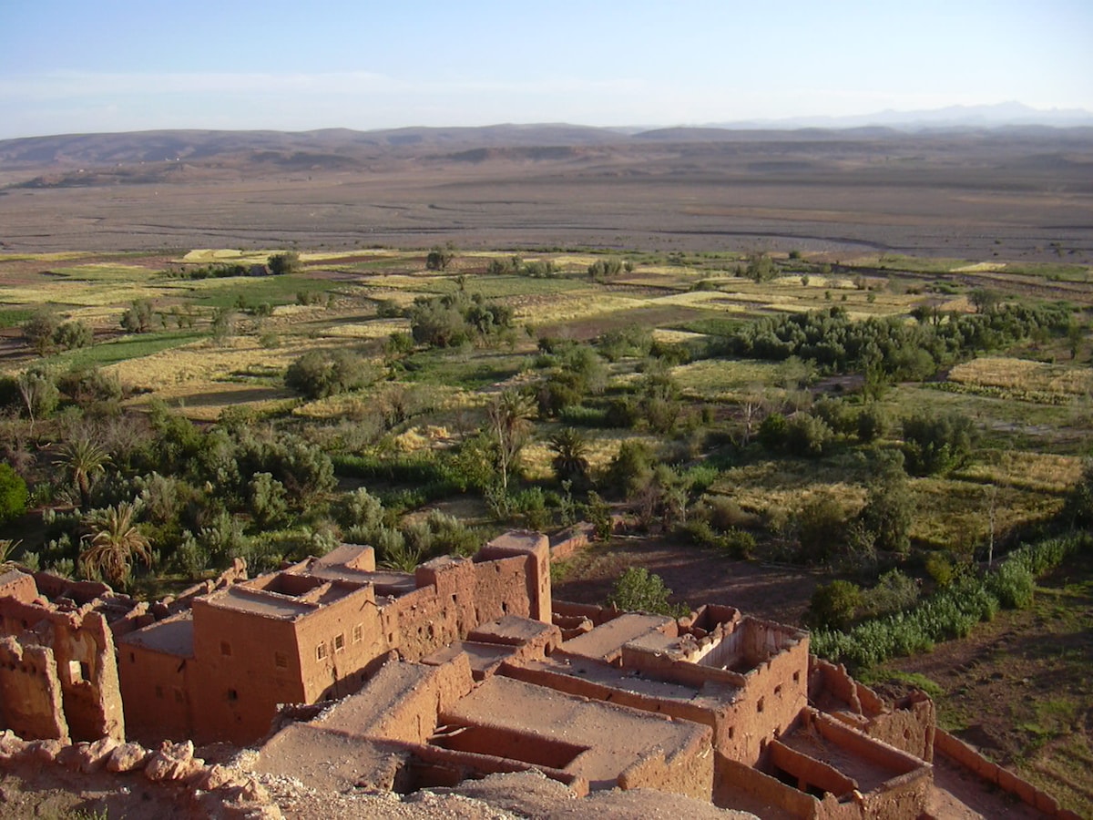 OUARZAZATE路马拉喀什私人住宅，可欣赏阿特拉斯景观