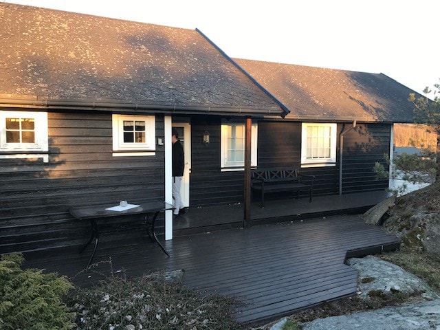 挪威阳光海岸的海景小木屋很棒