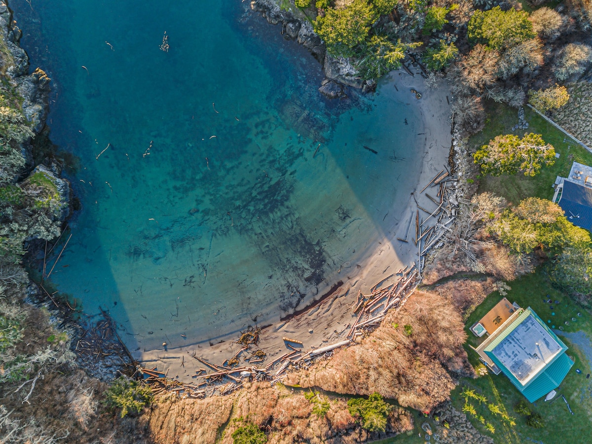 美丽的景！海滨家庭海滨别墅