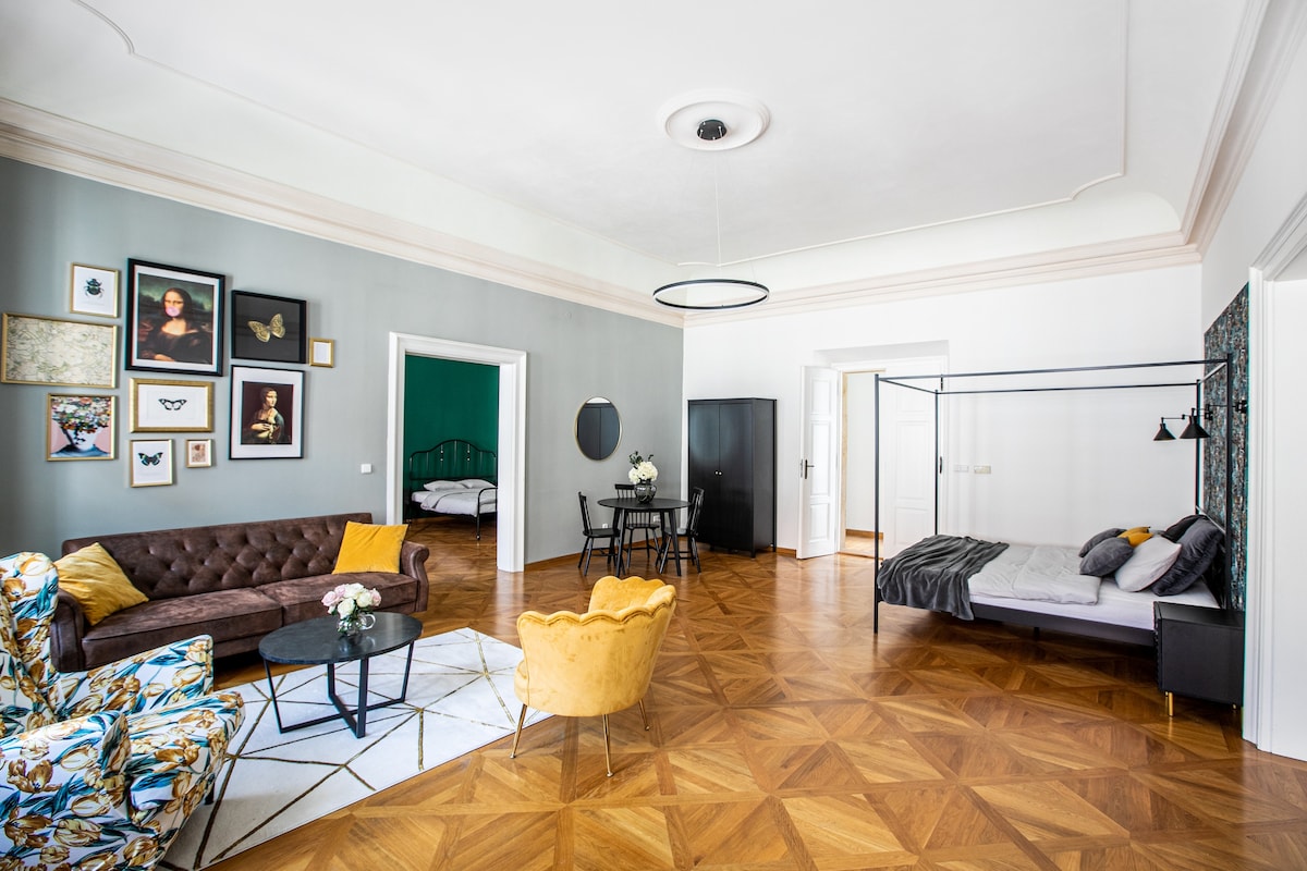 New Stylish 3 Suites Bedrooms Apt in Mala Strana