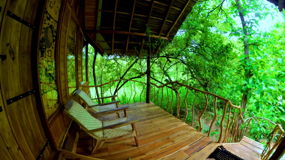 Habarana Ambasewana resort -magic Tree House