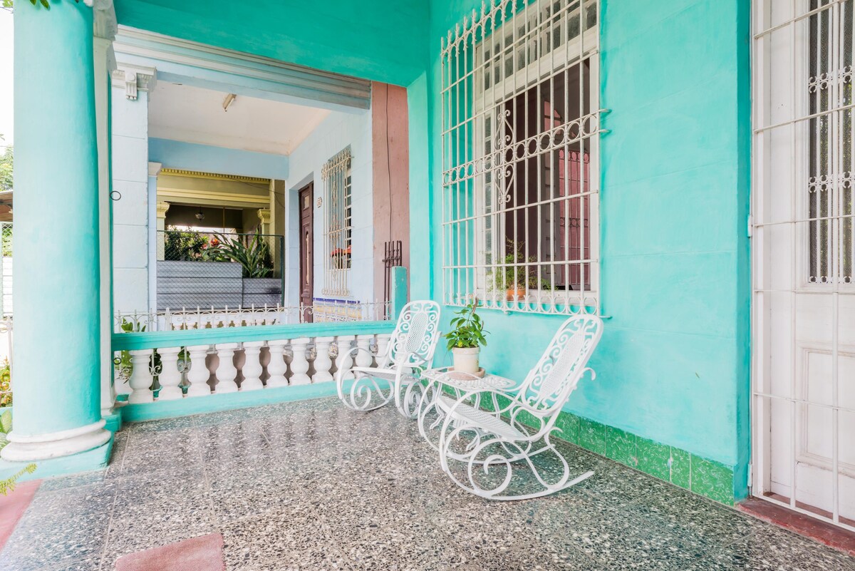 哈瓦那城古典民宅