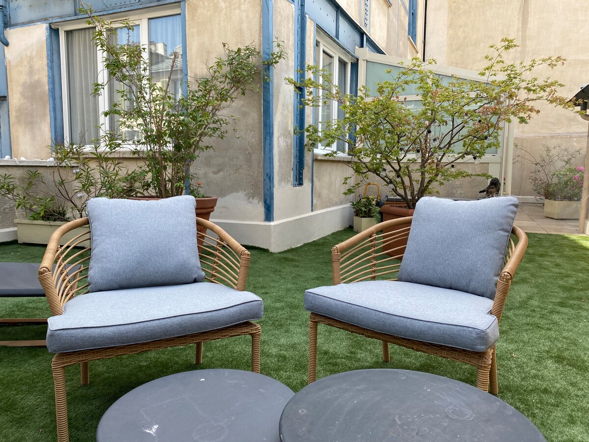 Loft d'architecte avec terrasse