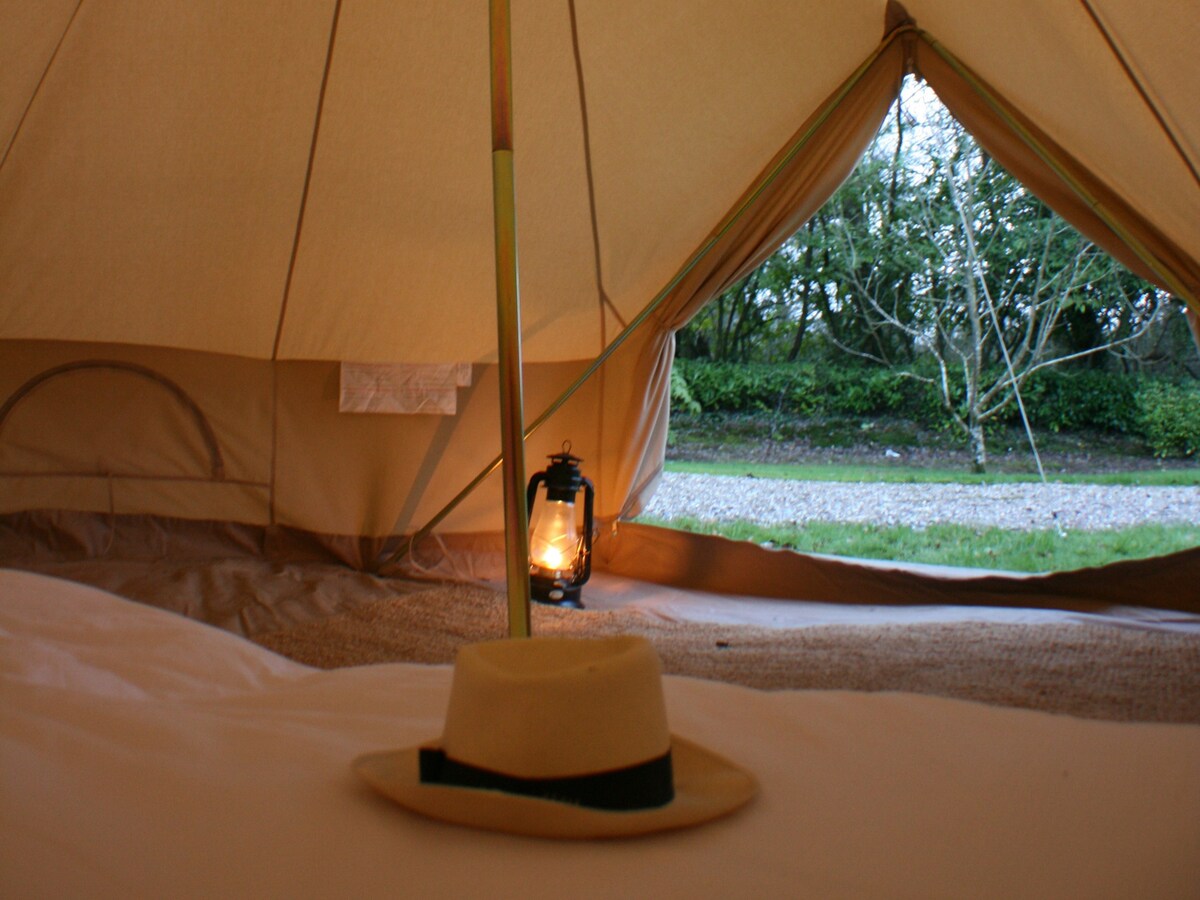 Glamping Tents with separate Bathroom