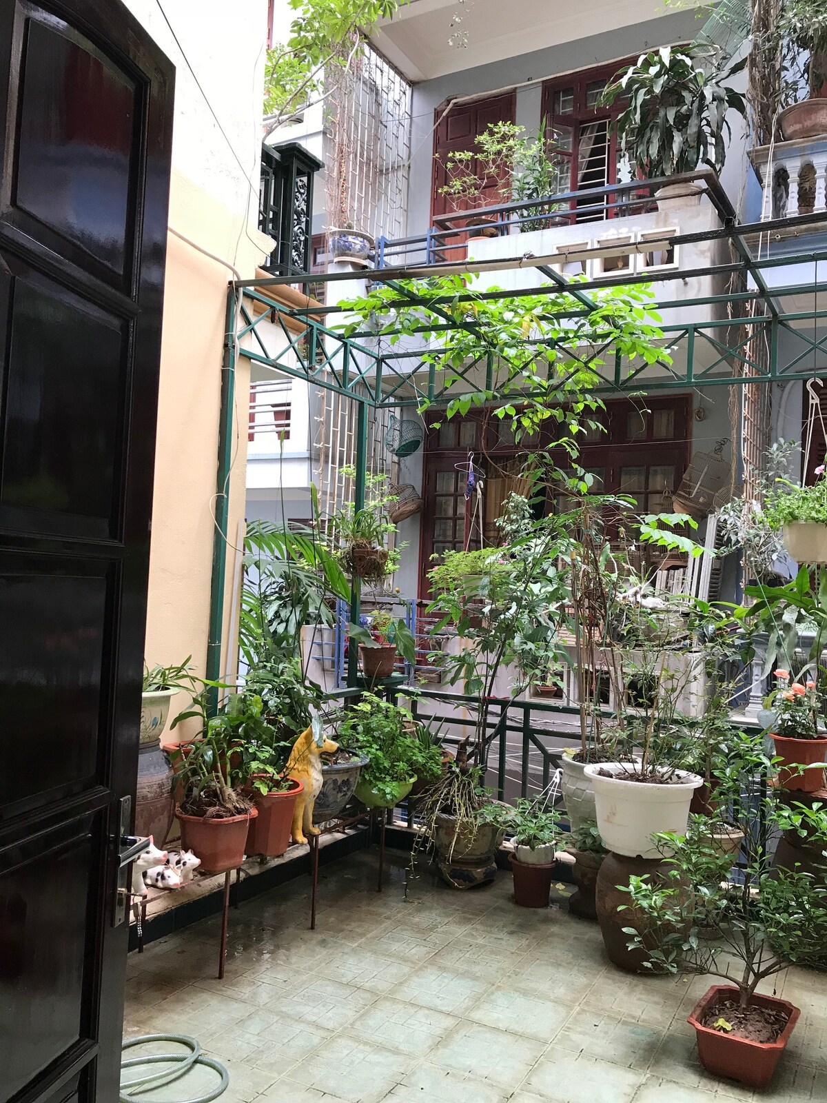 卧室，带花园，位于河内市中心