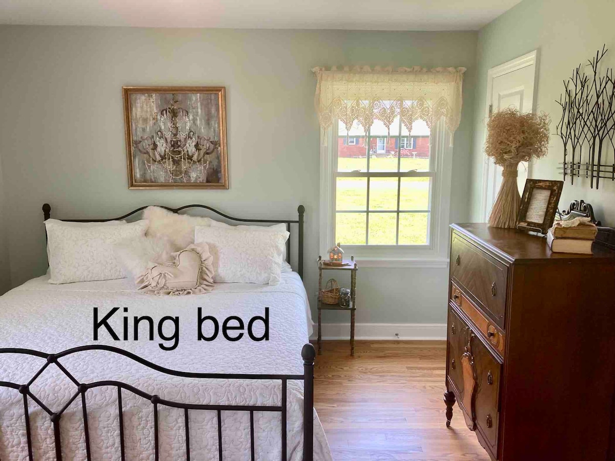 ~The Country Pearl~full kitchen/55”tv/king bed