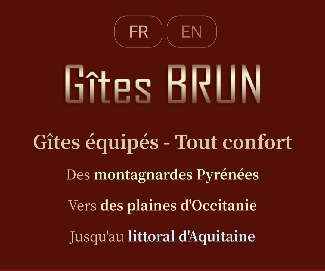 " Gîtes Brun "
Piscine, Jardin, Campagne, Bonheur