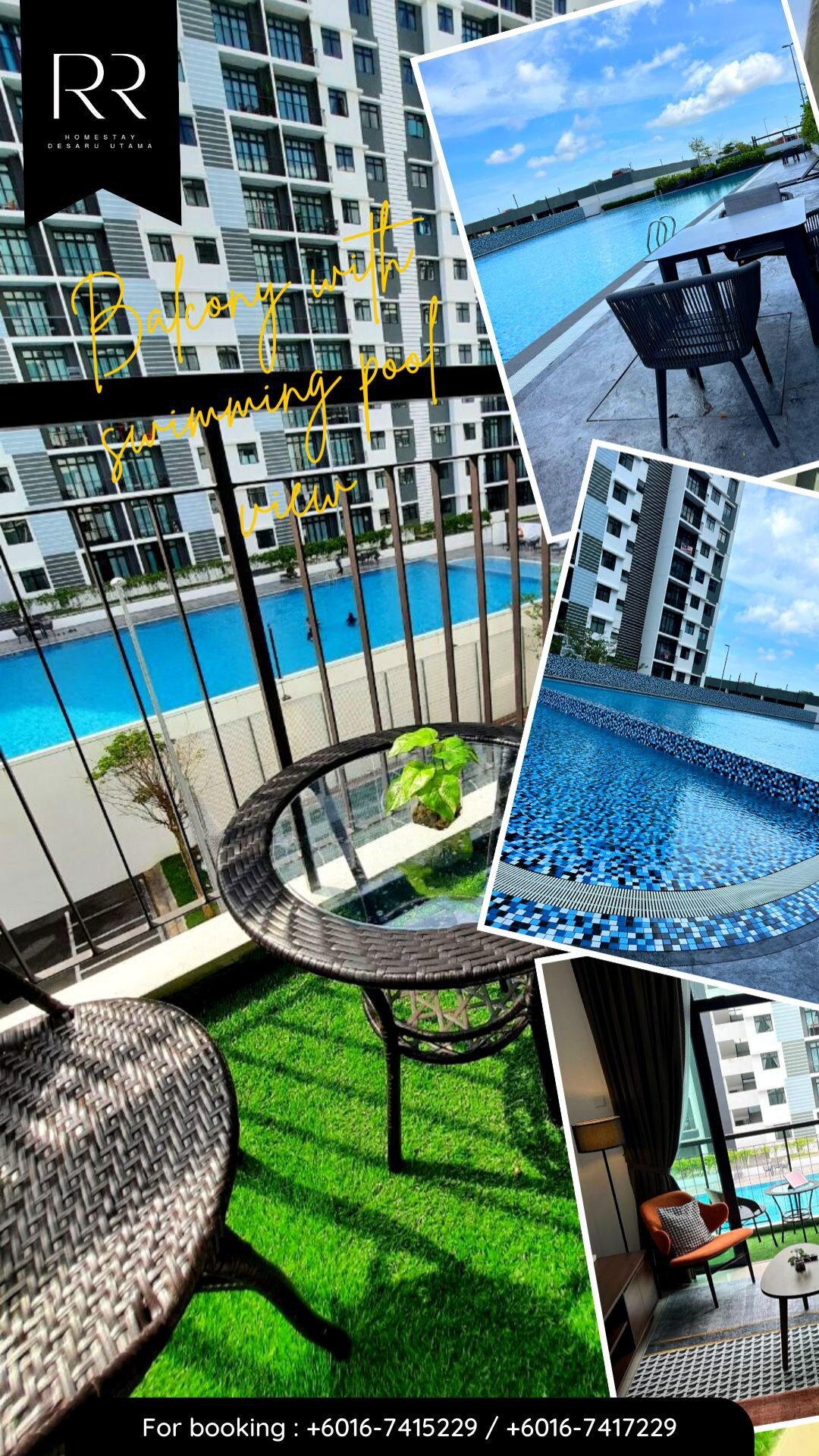 RR Homestay Desaru Utama with pool view