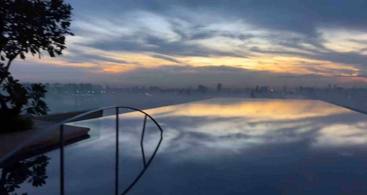 曼谷Chao Phraya River, Bangkok/天空泳池Sky pool/大皇宫/MRT