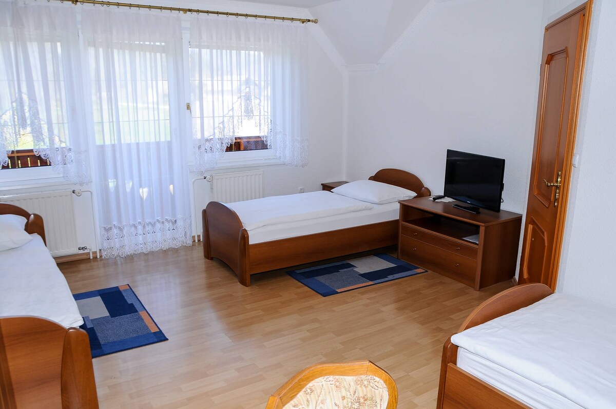 Guesthouse pri Petelinih, family room with balcony