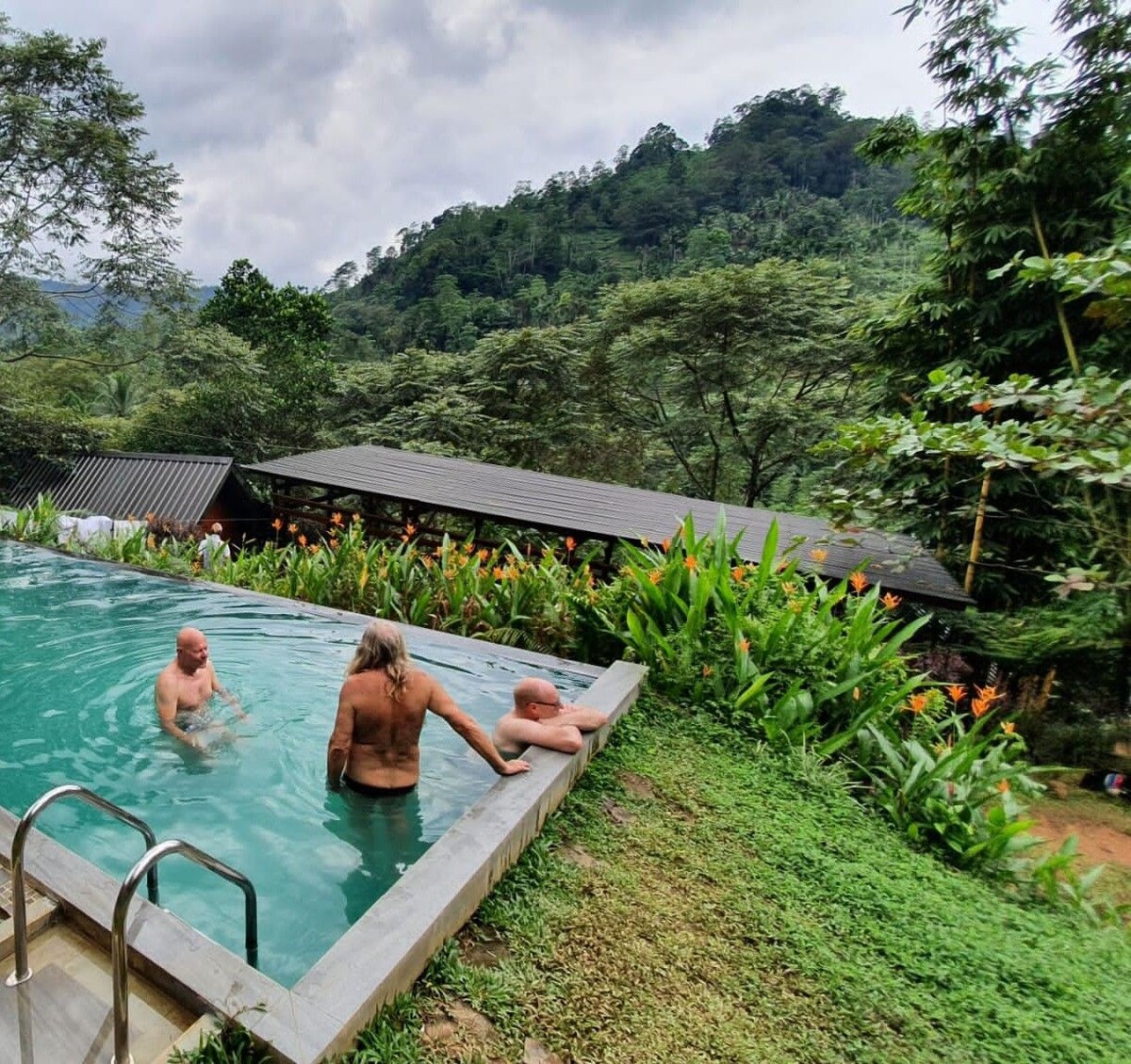 Sinharaja雨林入口处的三人小屋