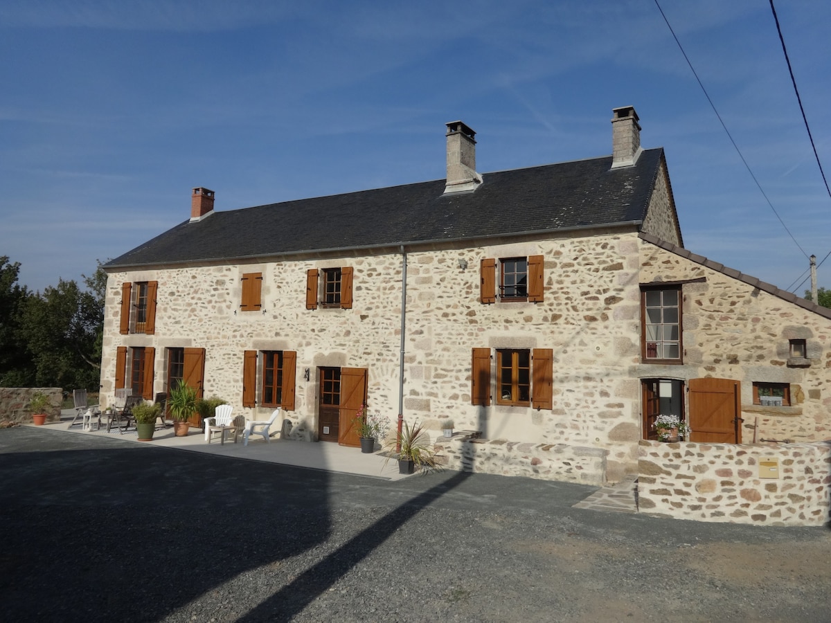 Chambre cœur, La Brousse Kacha chambre d'hôtes.