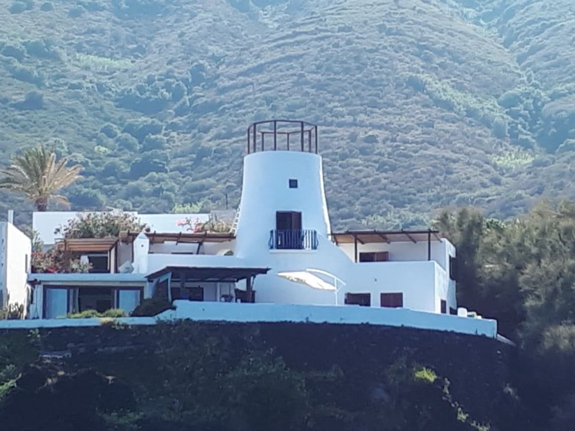 Ancient Windmill on the sea