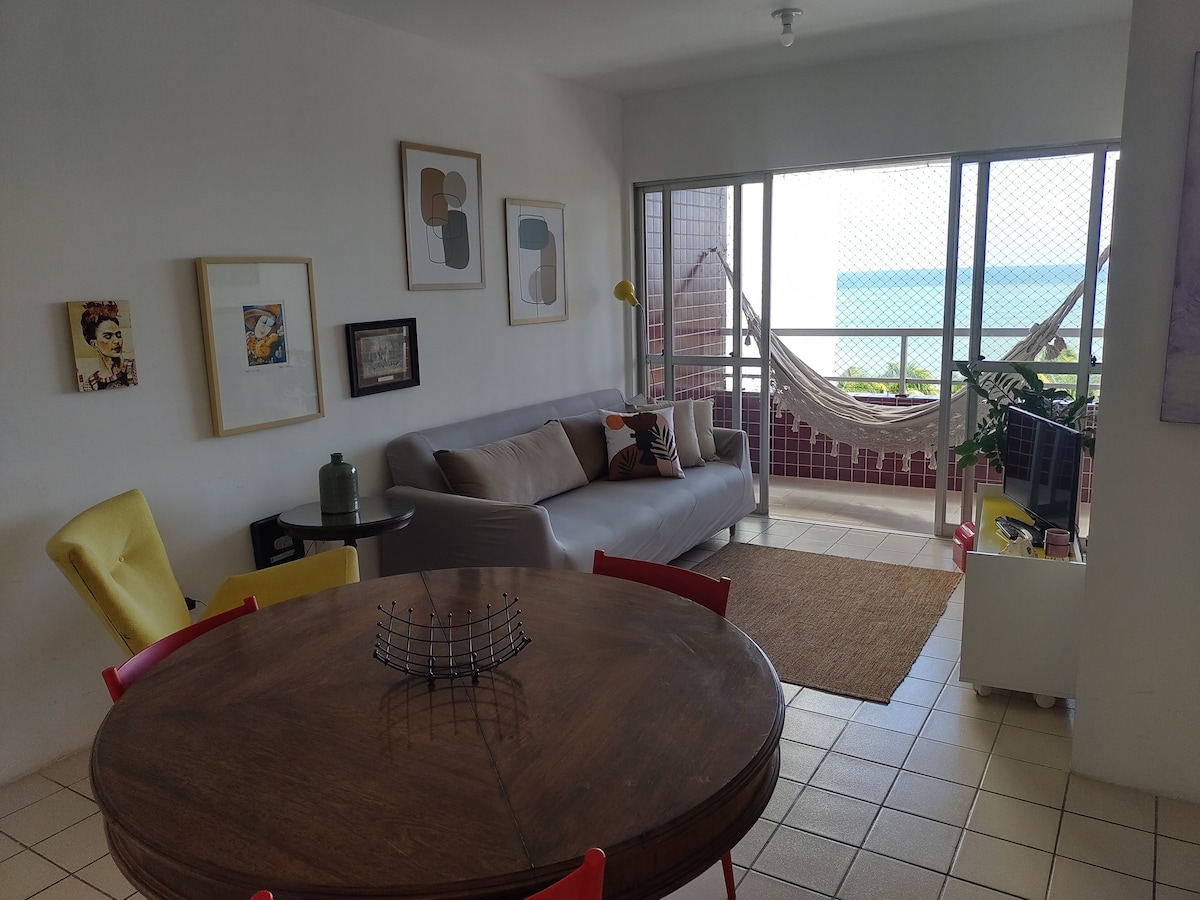 Beira Mar -美丽的公寓2 qts、游泳池、海滩、无线网络