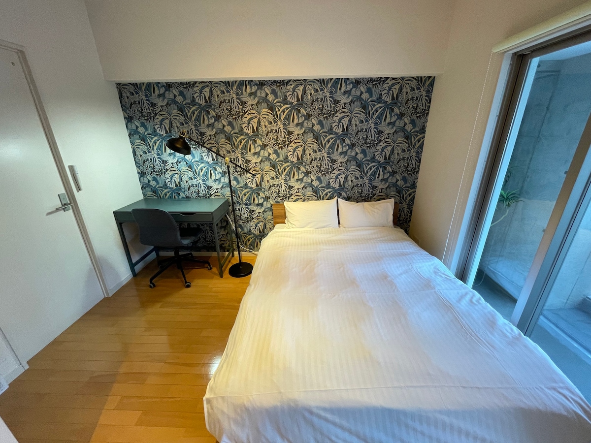 [Airbnb Haruyoshi]中洲市中心摊位！宽敞的32平方米两千式厨房！