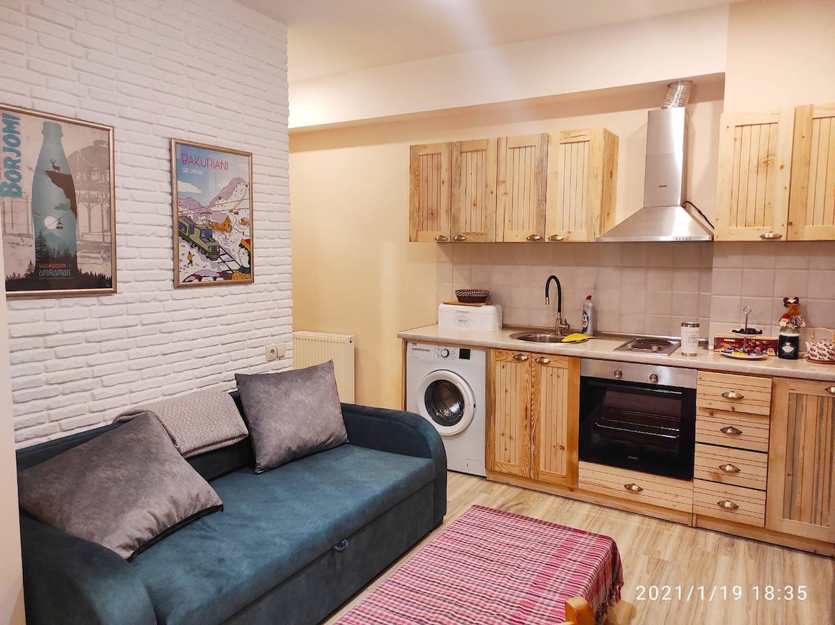 New&Comfy 2 Bed Apartment, Didveli, Bakuriani