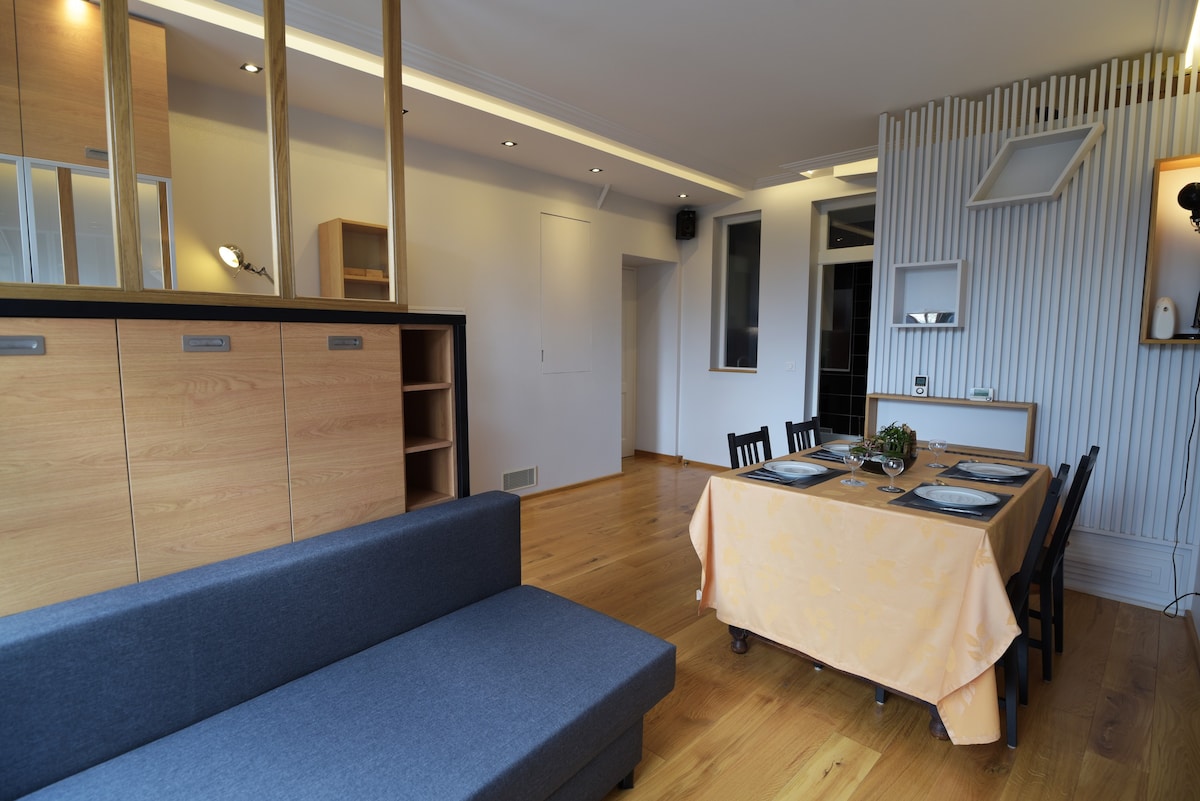Sceaux的3间客房独立单元（ 80平方米/860平方英尺）