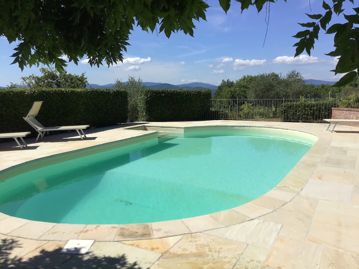 Relax in our idyllic farmhouse with private pool