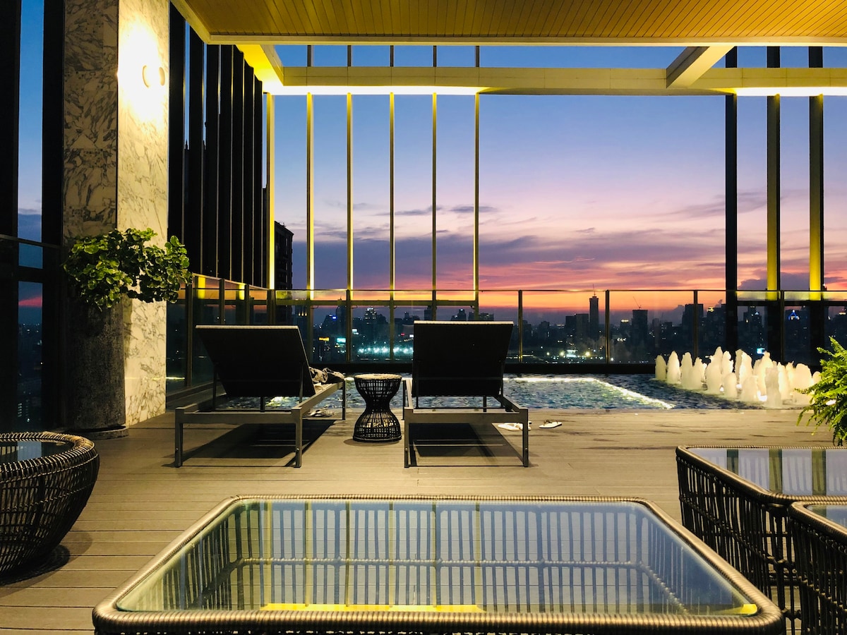 1079Park24Chic Studio Luxury pool Near BTS