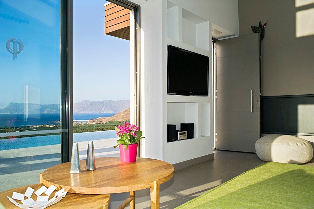 2 bedroom villa - Panoramic Ocean view near Balos