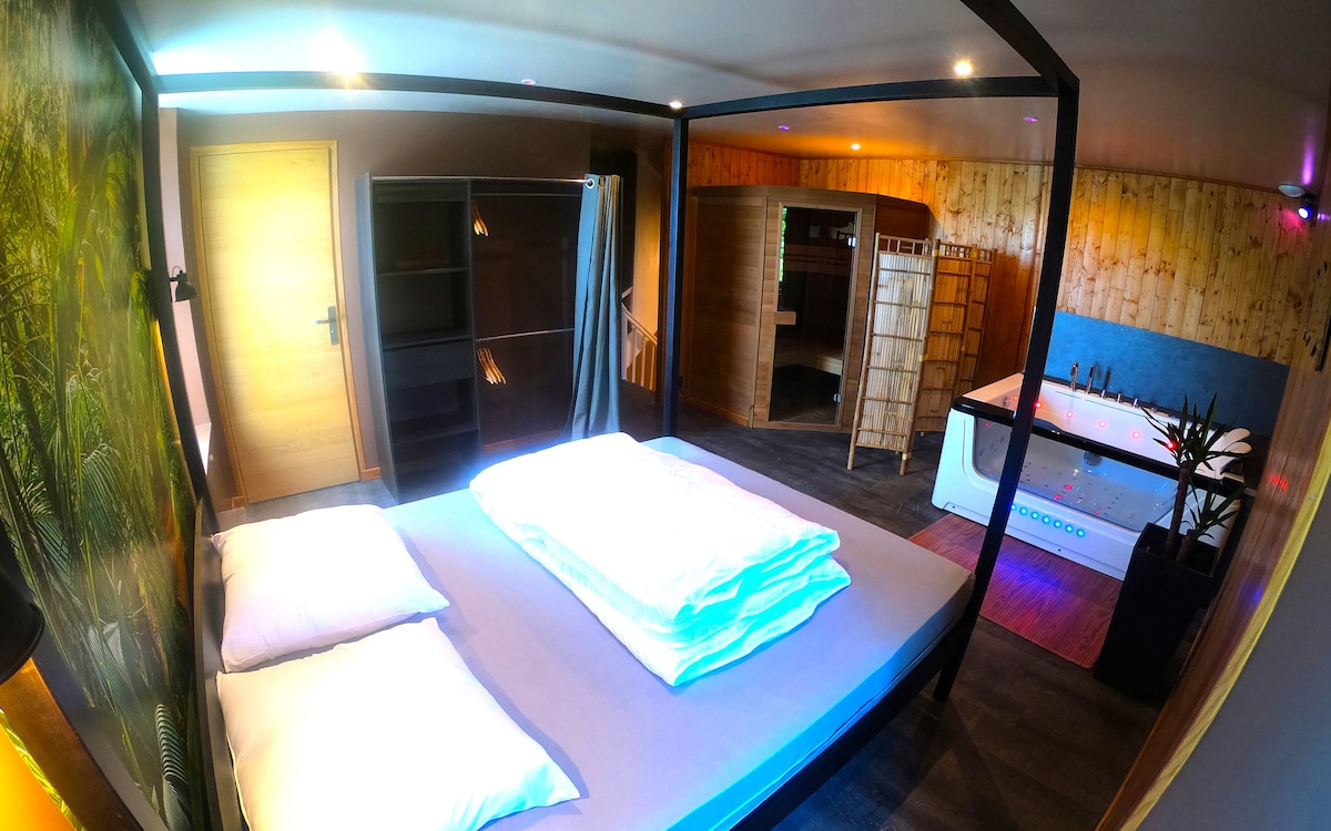 La suite Nature & Spa du Glamping Terre & Mer