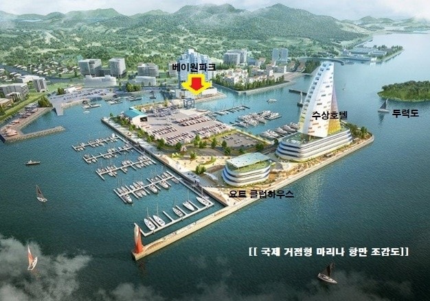 Baywon公园/海景露台/复式公寓/酒店和膳宿公寓/Yeosu OceanVeiw舒适房源