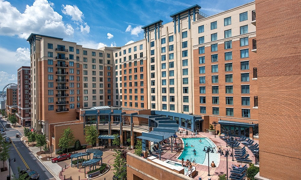 温德姆国家港口（ Wyndham National Harbor ） * * 3间卧室，带阳台