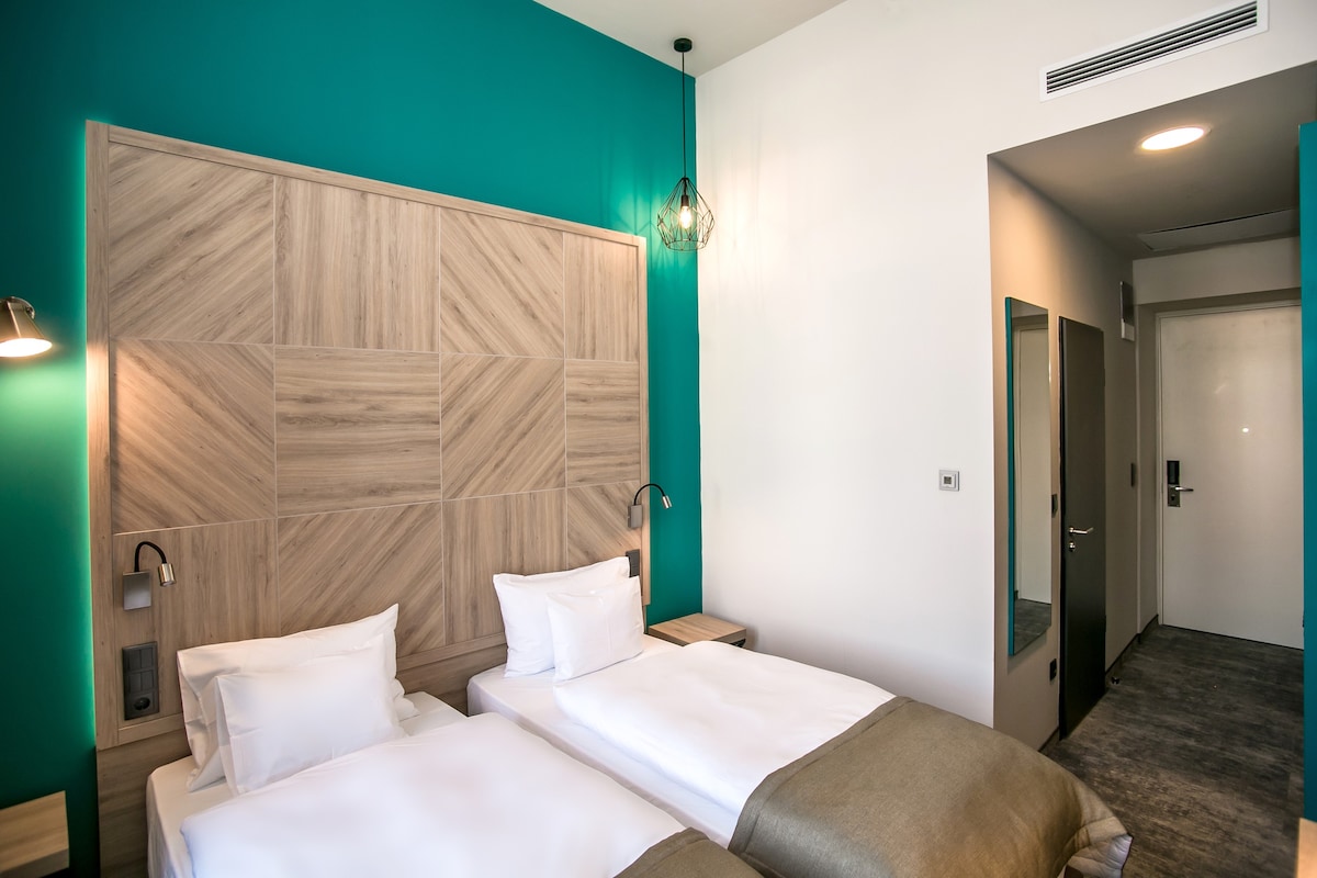 T62布达佩斯酒店，标准双人房或双床房