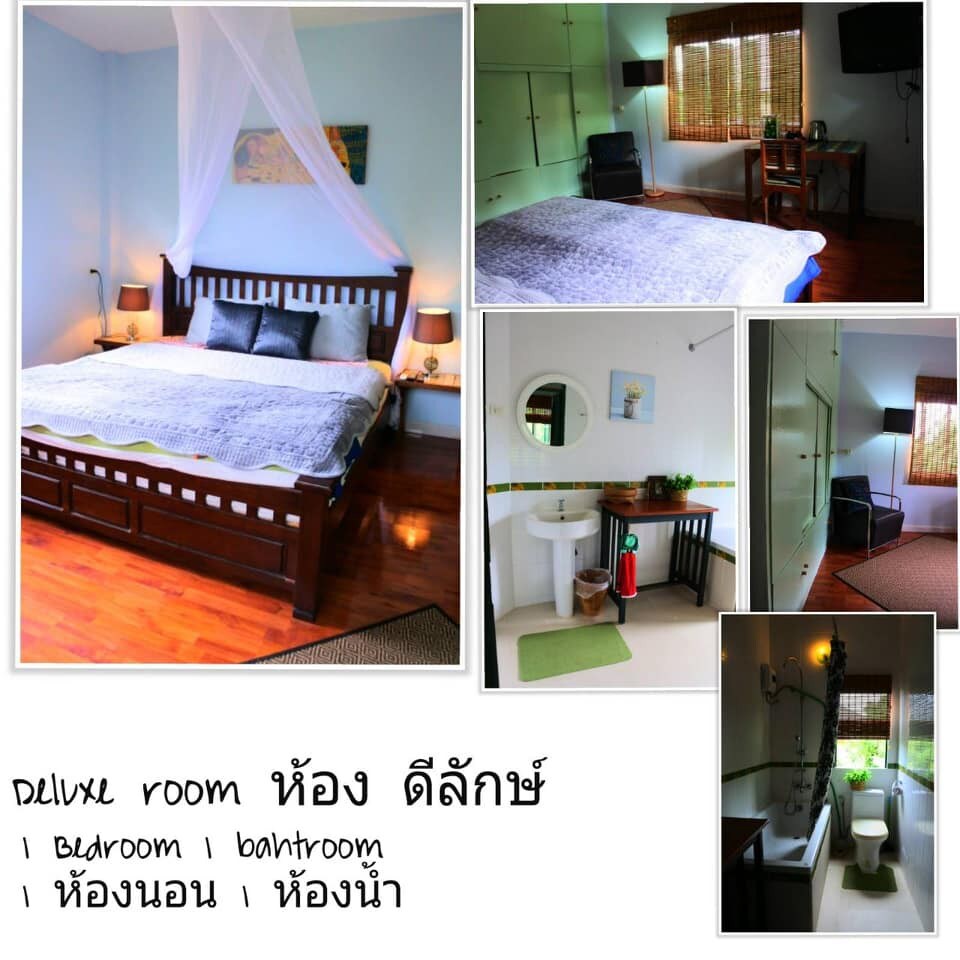 Rayong Bankhai家庭住宿中的豪华客房
