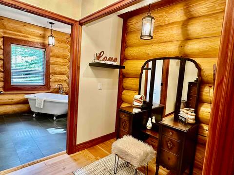 Log House on Vancouver Island