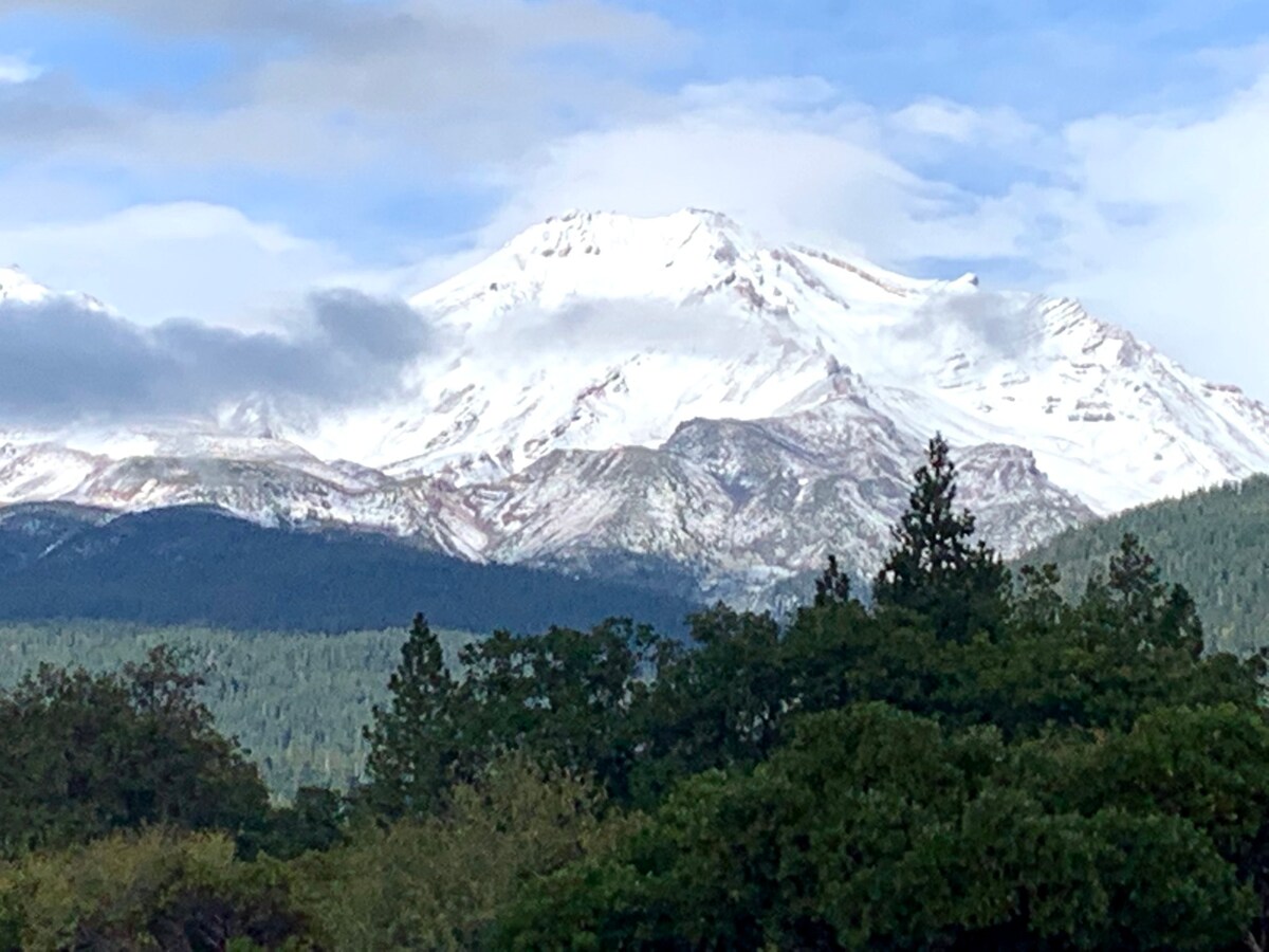 可欣赏沙斯塔山（ Mount Shasta ）美景的开放空间